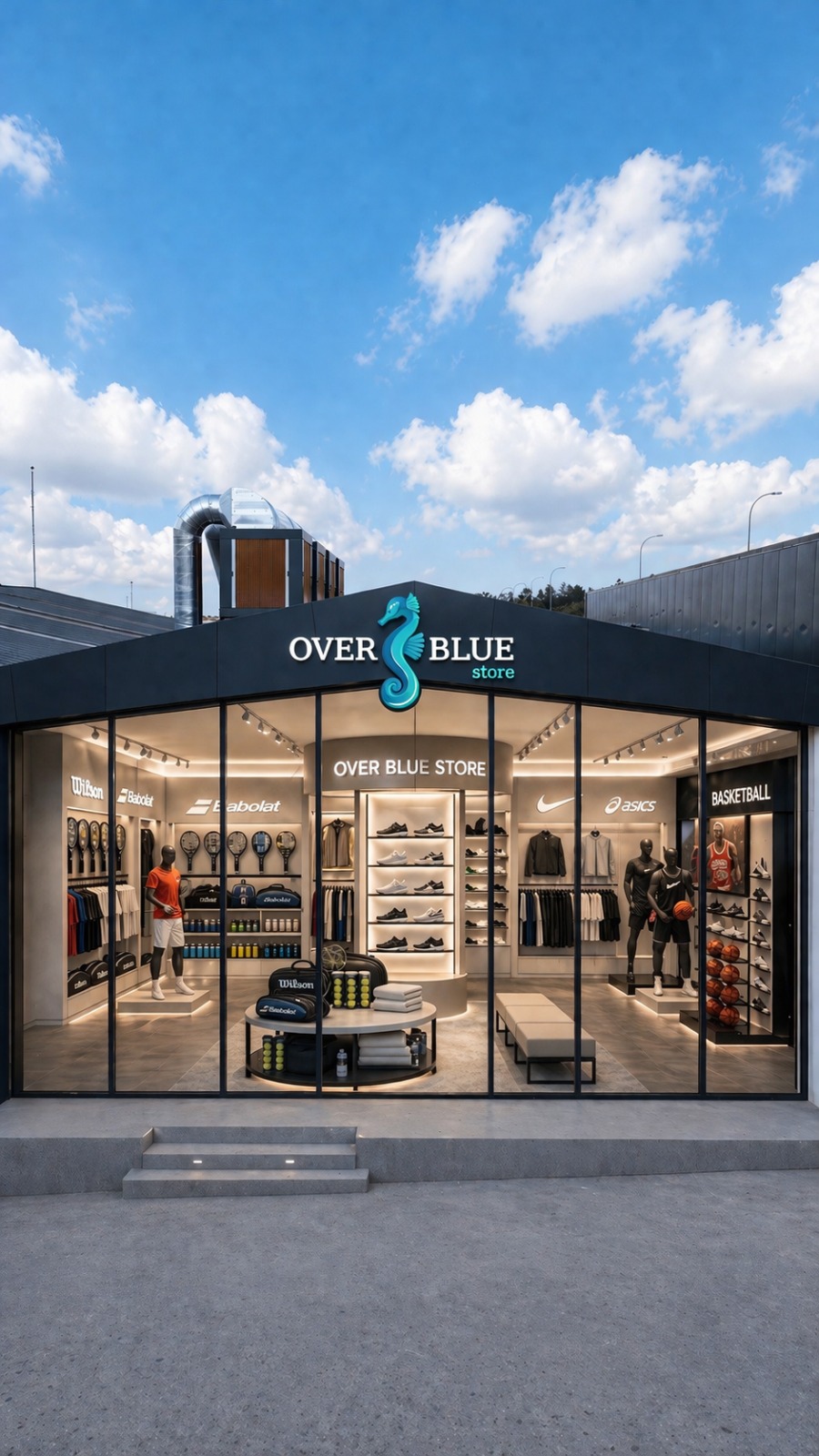 Over Blue Store'da Dünyaca Ünlü Spor Markaları